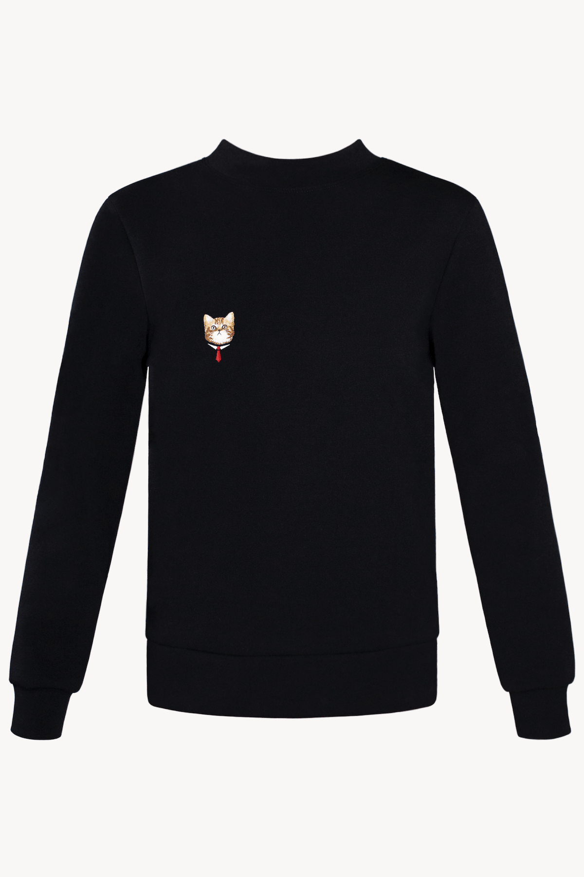 GOTS Certified Organic Cotton Sweatshirt -- Business Cat