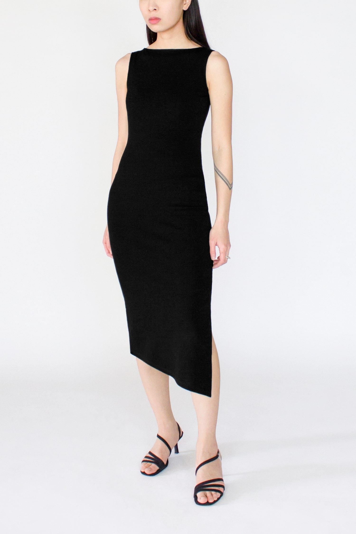 POLYAMIDE DRESS - Black | ZARA United States