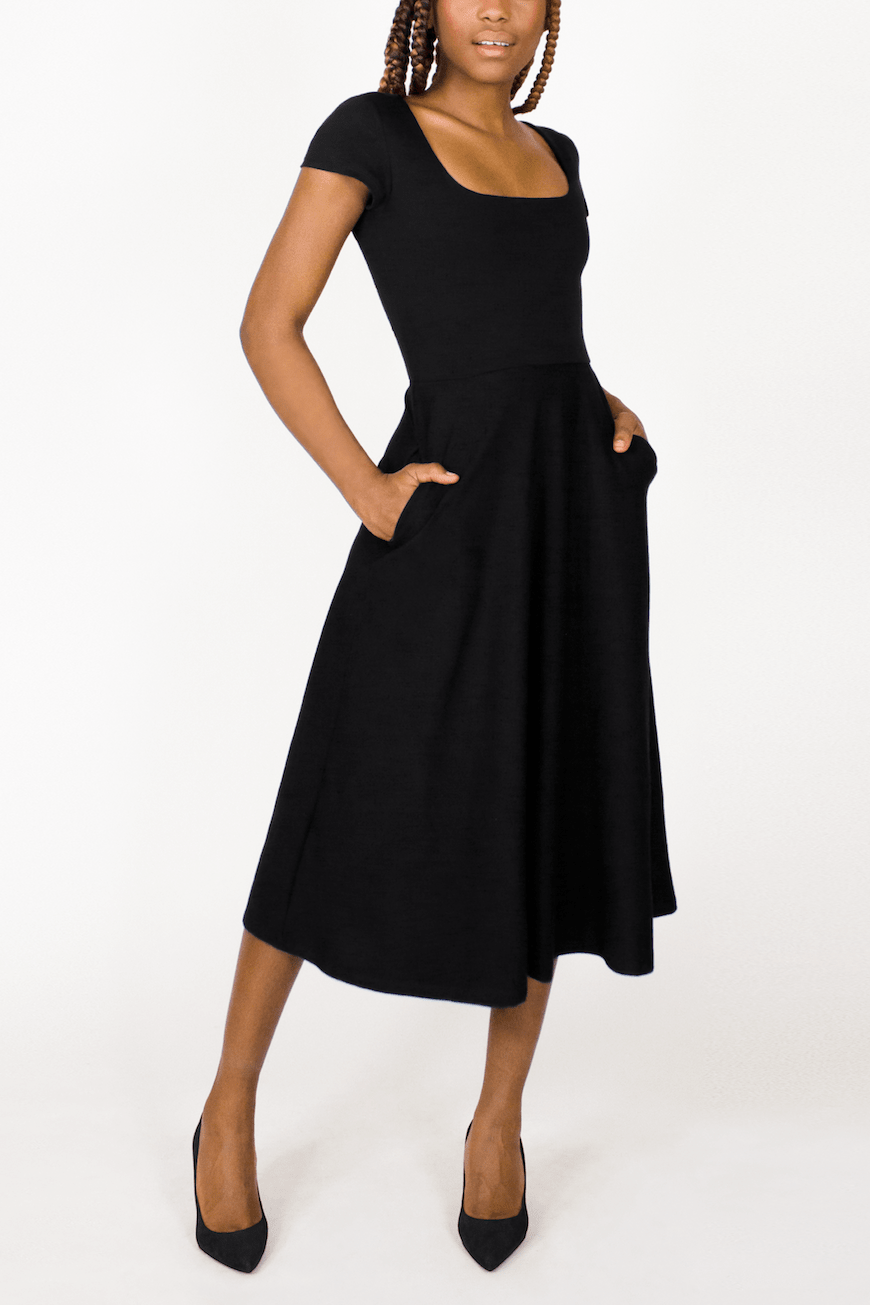 Mid length cocktail dress shop